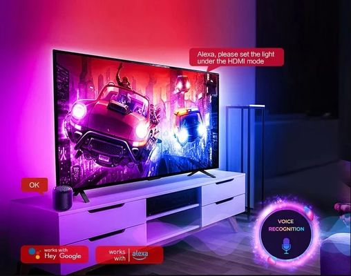 RGB LED-strooklichten met muzieksync Remote Control TV-achterlichten voor een levendige sfeer