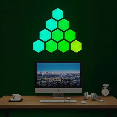 RGBIC 16,7 miljoen Smart Hexagon Light Verstelbare helderheid 24V Spanning 25000 Uren Led Levensduur