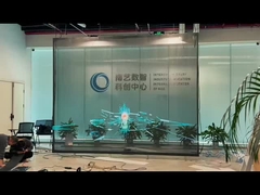 Flexibele Transparante Film LED Display P15 voor grote gebouwen displays