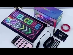 Hoge helderheid 3500 Nits LED Flexibel scherm Bluetooth verbinding 1330x192mm